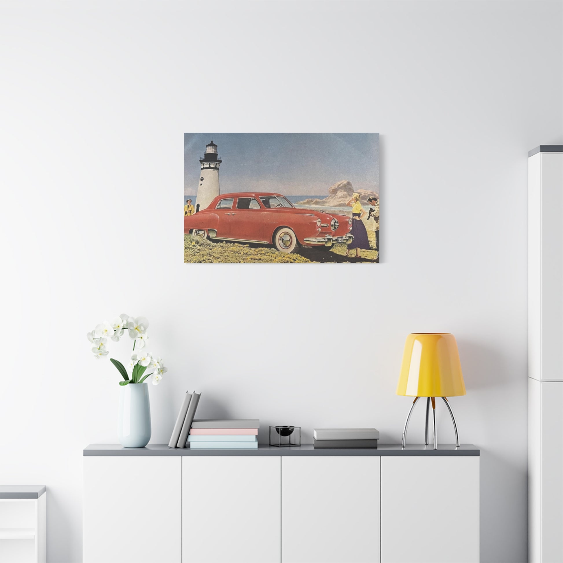 Vintage Automobile Canvas Print - 1950 Studebaker-CropsyPix