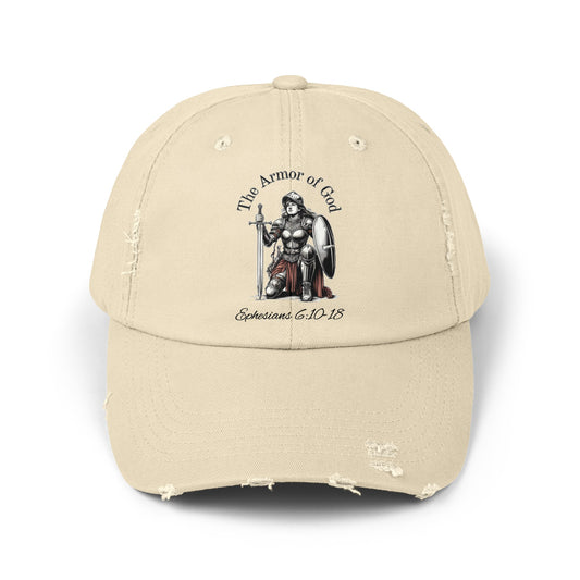 The Armor of God - Ephesians 6:10-18 Distressed Hat