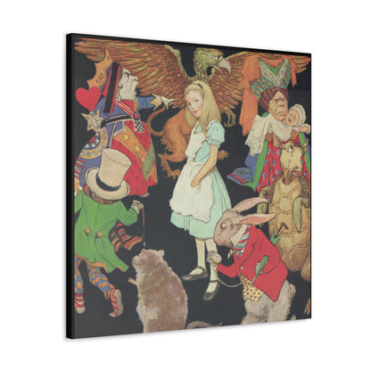 "Alice in Wonderland" Canvas Print - Jessie Wilcox Smith-CropsyPix