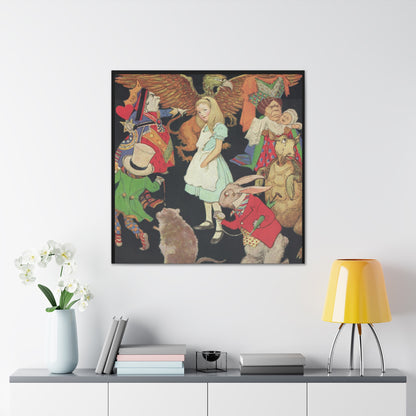 "Alice in Wonderland" Canvas Print - Jessie Wilcox Smith-CropsyPix