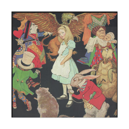 "Alice in Wonderland" Canvas Print - Jessie Wilcox Smith-CropsyPix