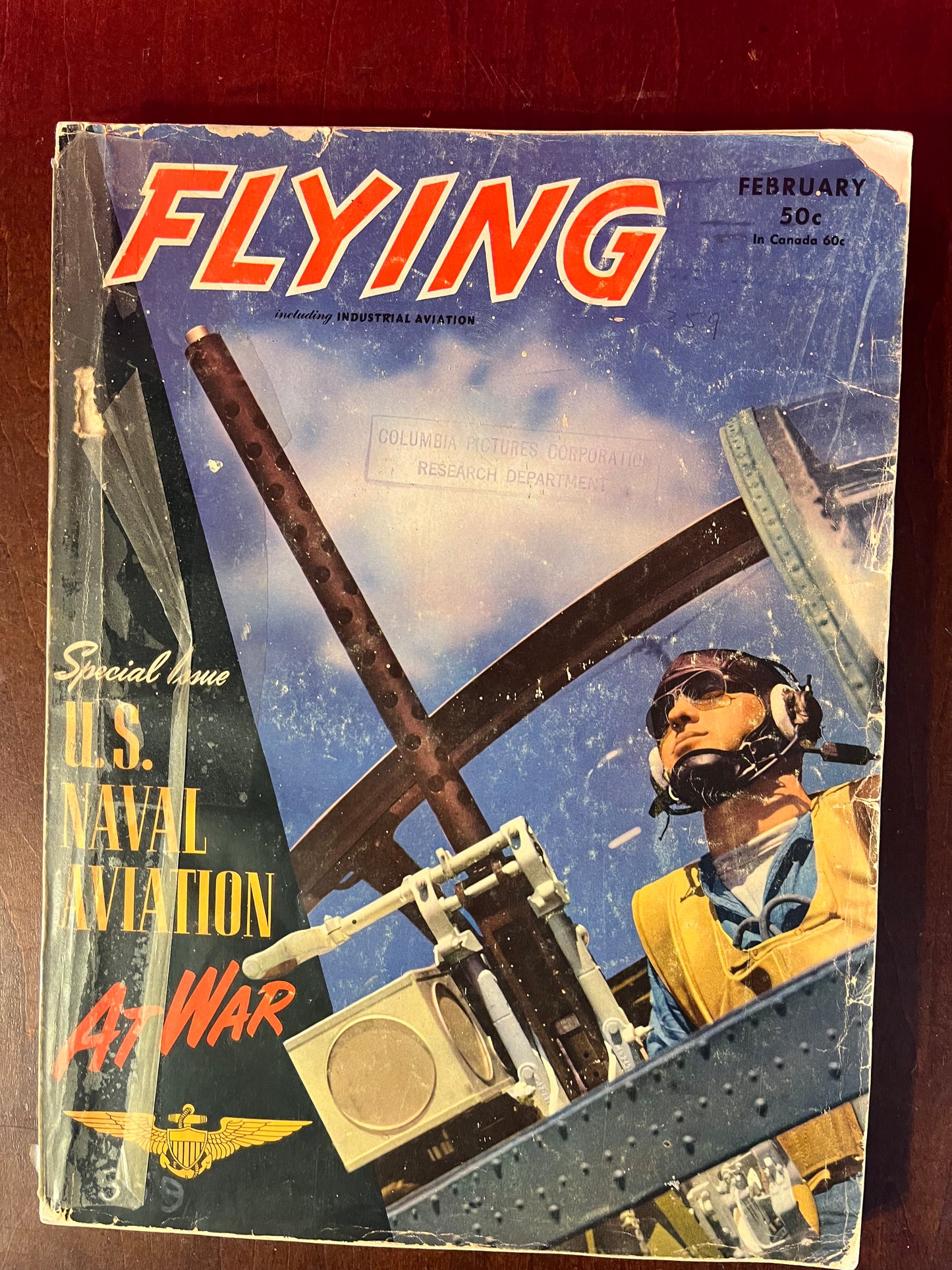The cover art captures the intensity of wartime aviation with an image of a pilot, evoking the bravery and determination of the era.