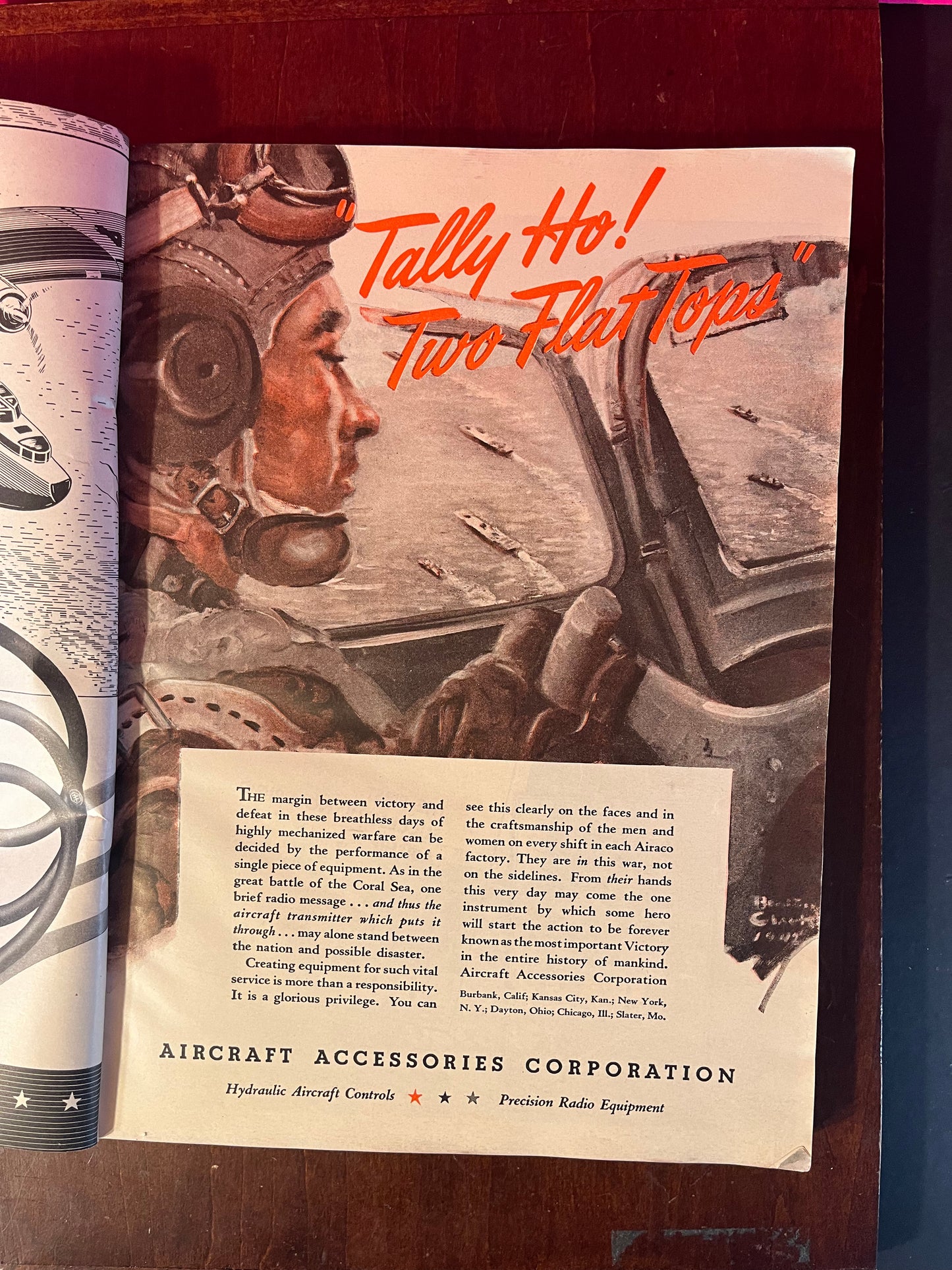 1943 FLYING Magazine February Issue – Special U.S. Naval Aviation At War Edition-Vintage Publications-CropsyPix