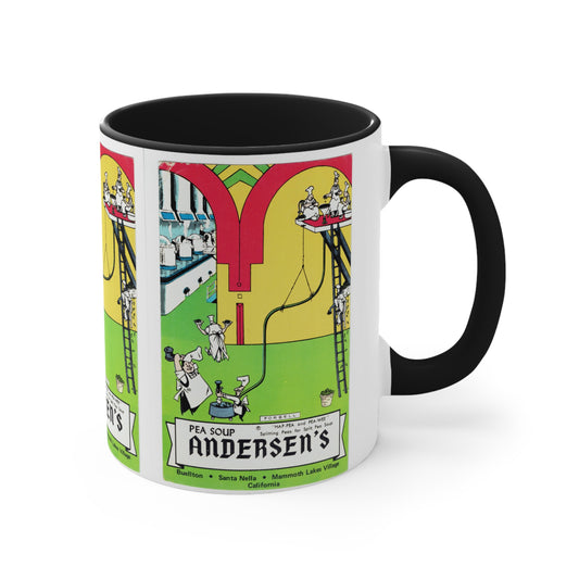 Pea Soup Andersen’s Retro Comic Mug - 11oz Black Handle Collectible Souvenir Drinkware-CropsyPix