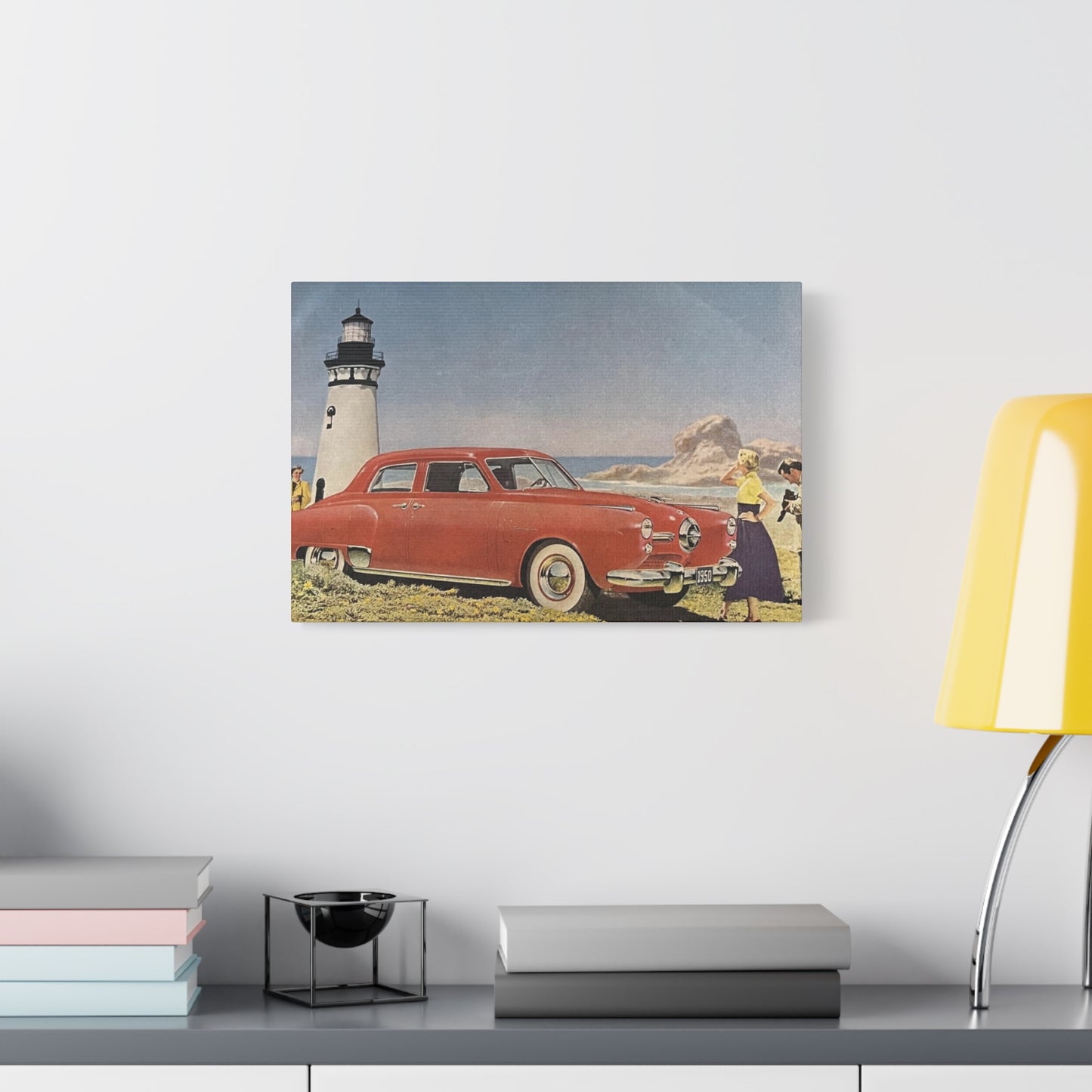 Vintage Automobile Canvas Print - 1950 Studebaker-CropsyPix