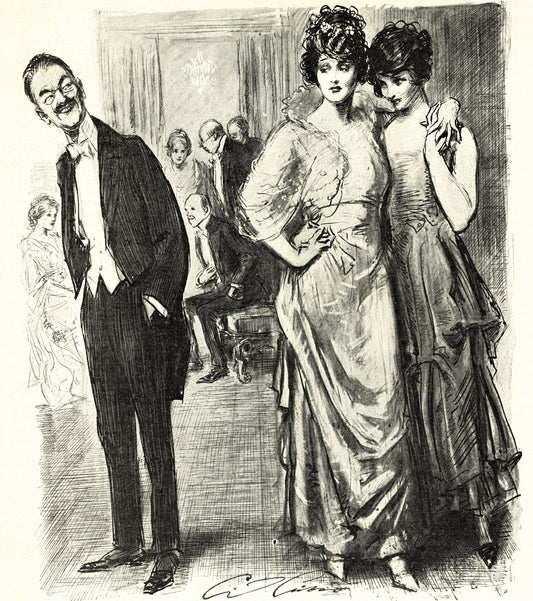 Secrets & Satire: 1904 High Society Illustration Download-CropsyPix