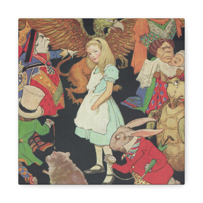 "Alice in Wonderland" Canvas Print - Jessie Wilcox Smith-CropsyPix