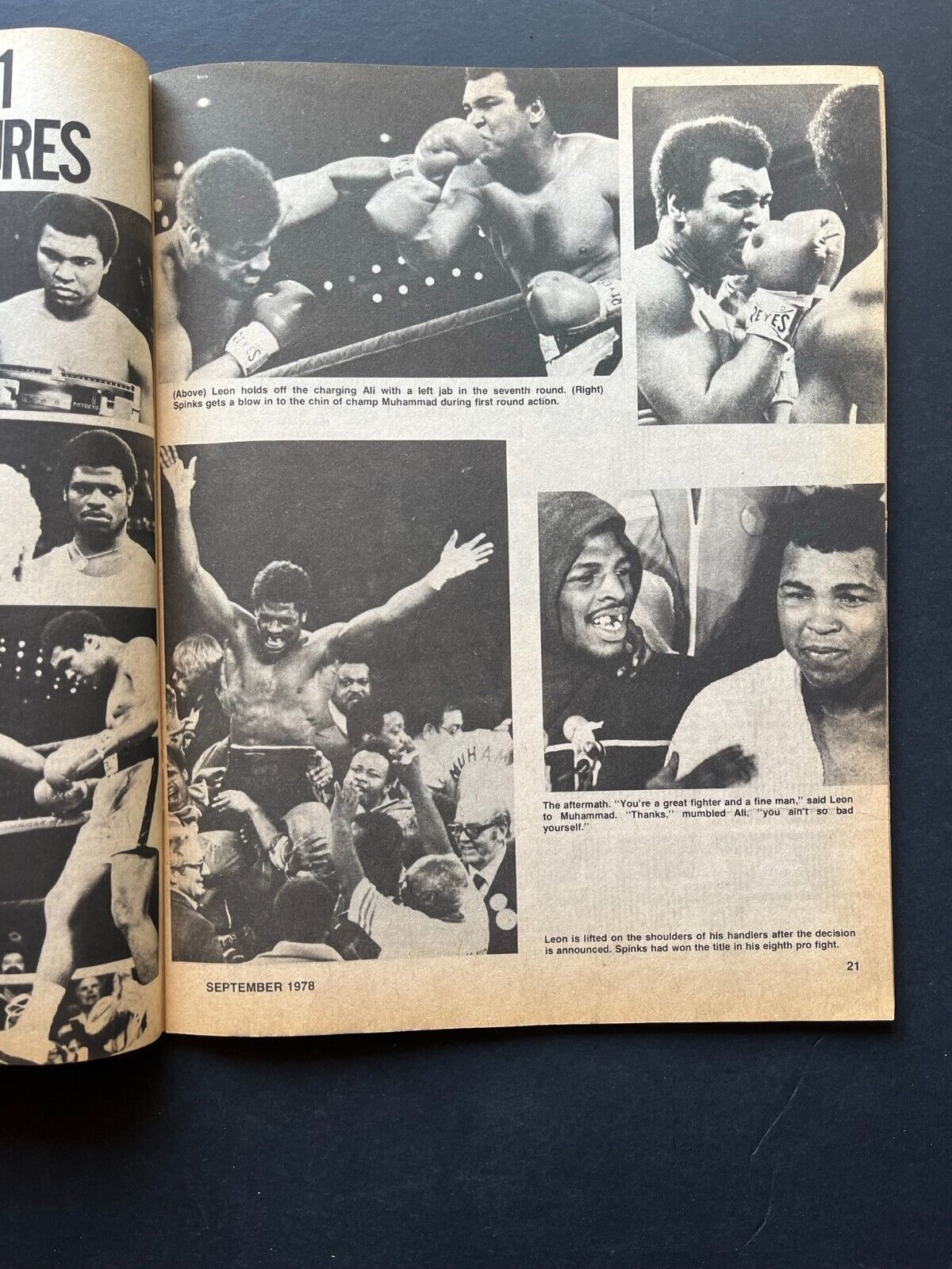September 1978 "The Ring" Magazine – Ali-Spinks Souvenir Issue