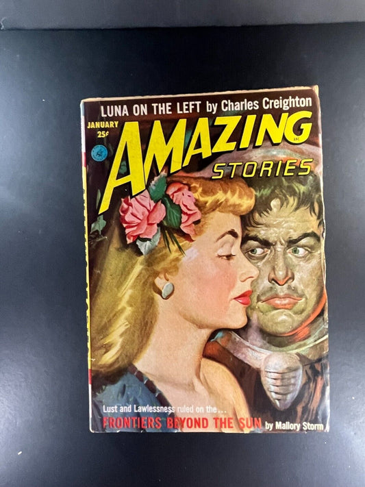 Amazing Stories January 1953 Charles Creighton G+ Solid Pulp