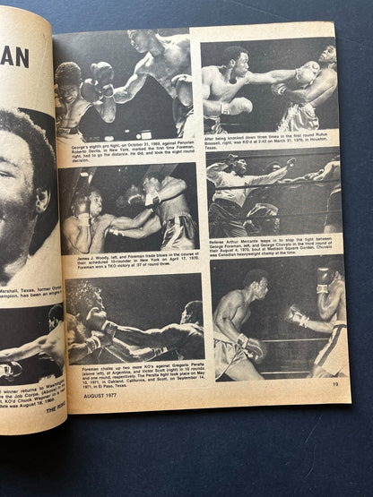 August 1977 "The Ring" Magazine – United States Championship Tournament Edition