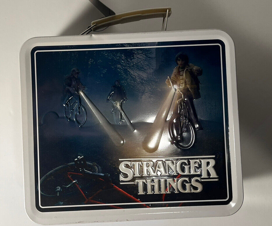 Stranger Things Collector's Metal Lunch Box - Retro Sci-Fi Series