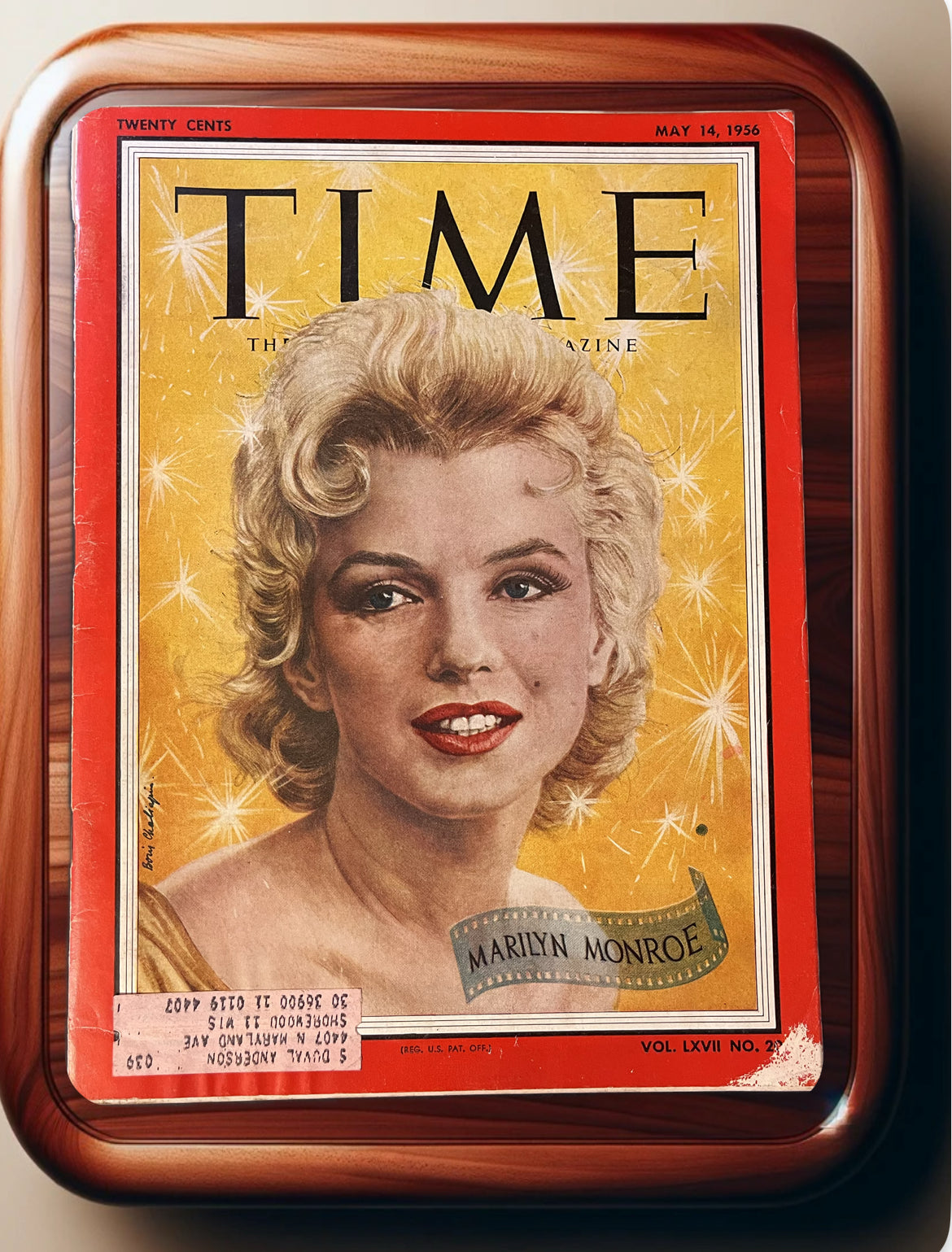 1956 TIME Magazine Marilyn Monroe May 14 – Collectible Vintage Hollywood Glamour