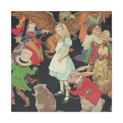 "Alice in Wonderland" Canvas Print - Jessie Wilcox Smith-CropsyPix