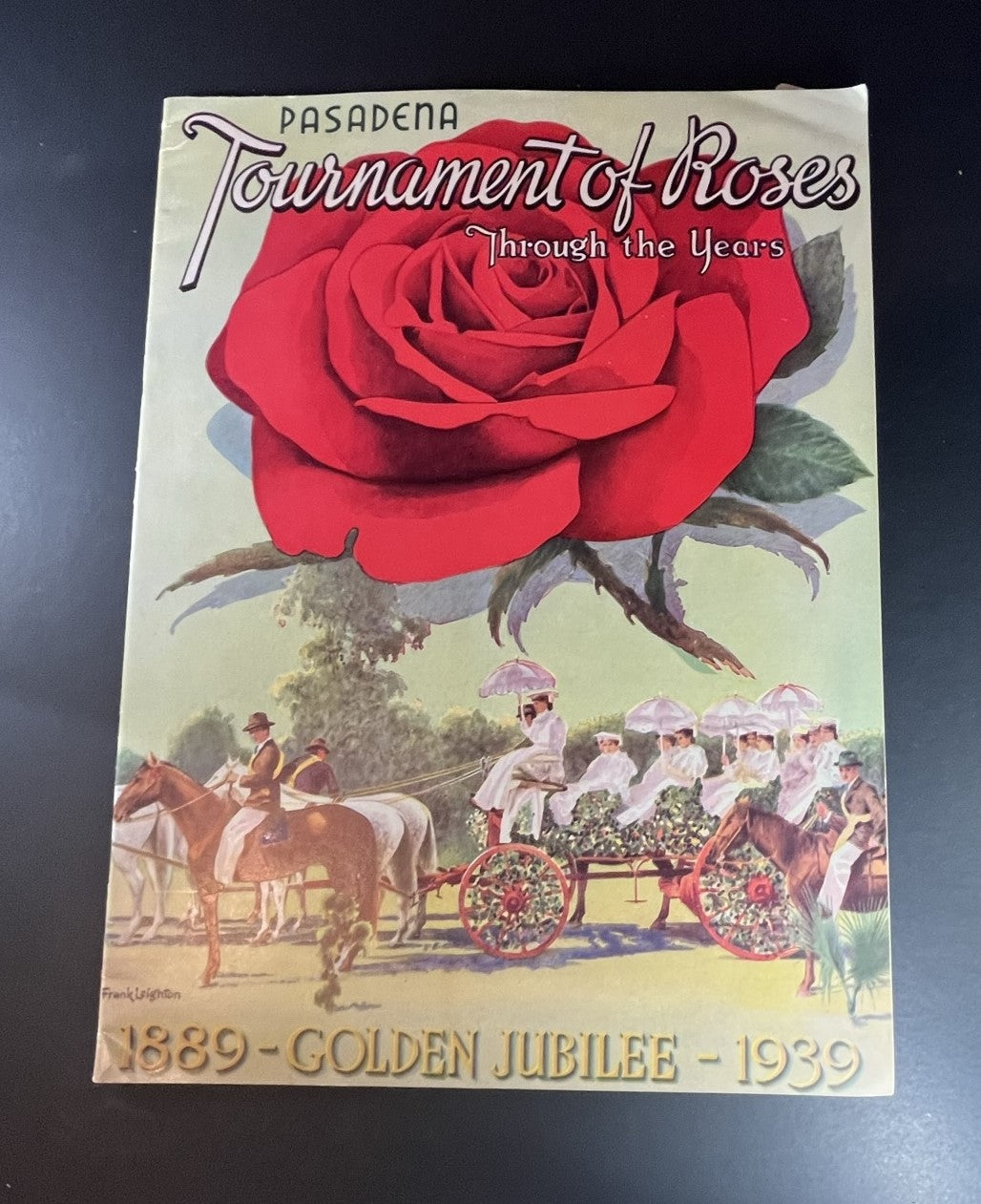 1939 Pasadena Tournament of Roses Complete Program - Golden Jubilee Edition-CropsyPix