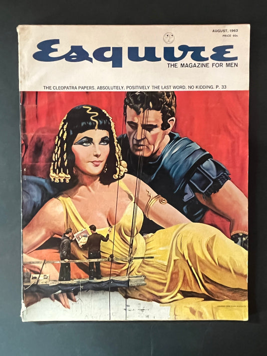 Esquire Magazine August 1963 - 'The Cleopatra Papers' Feature-CropsyPix