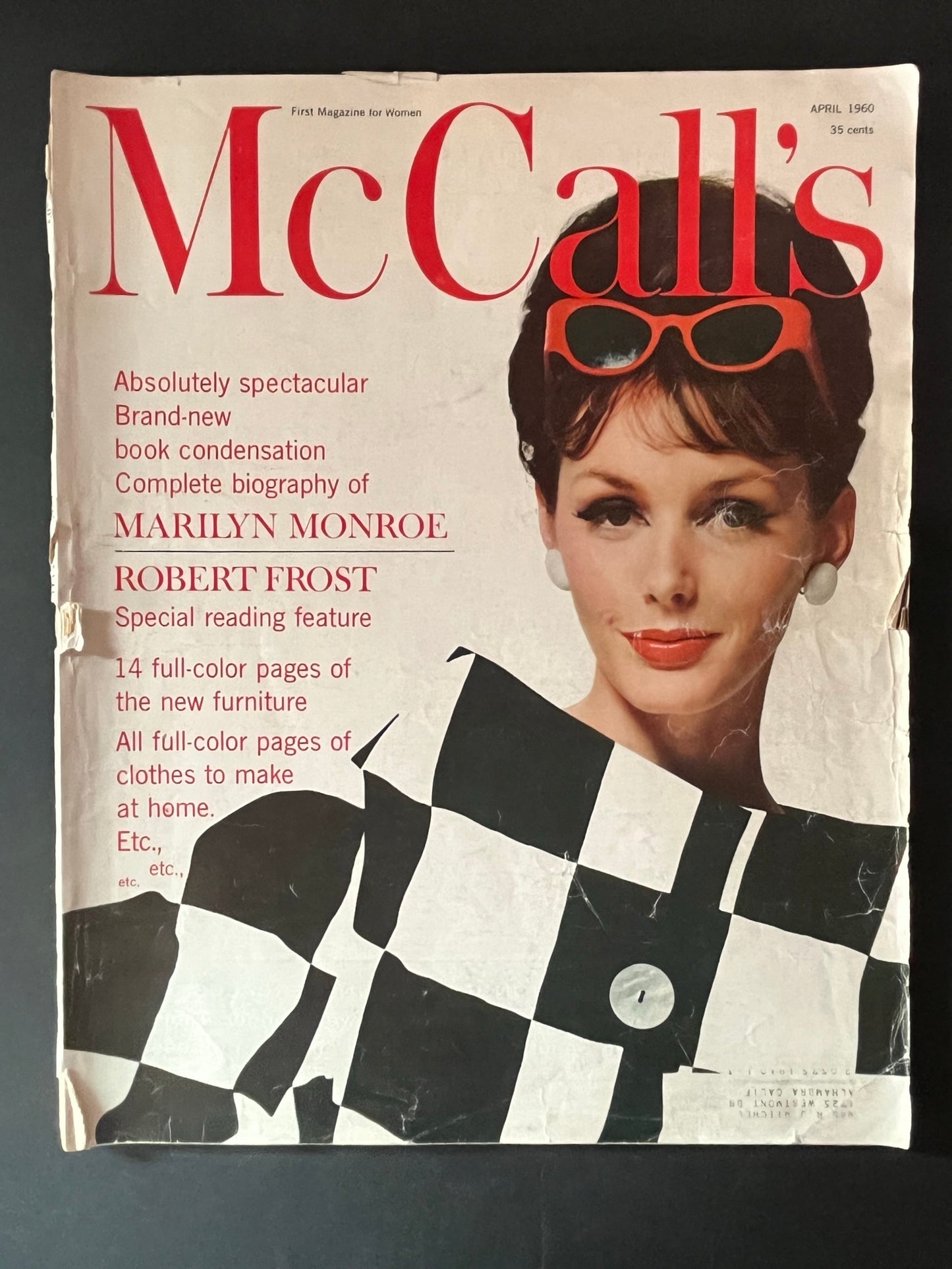 McCall's Magazine April 1960 - Marilyn Monroe Feature-CropsyPix