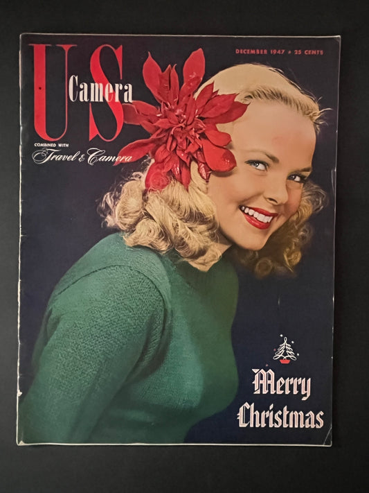U.S. Camera Travel & Camera December 1947 - 'Merry Christmas' Vintage Issue-CropsyPix