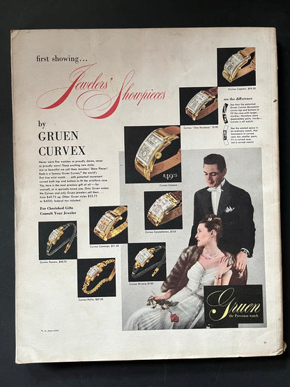 Fortune Magazine November 1947 - Vintage Market Analysis Themed, Artistic Cover-CropsyPix