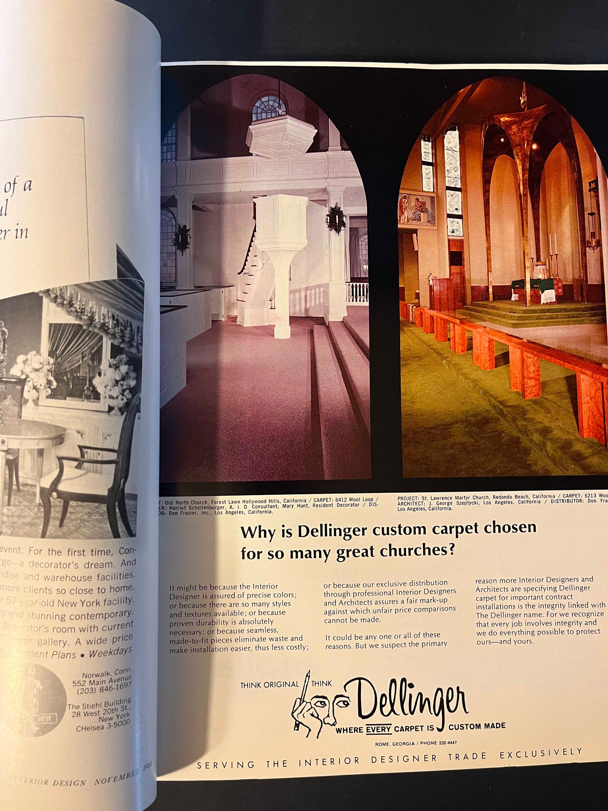 1966 Interior Design Magazine – Resources Council Issue – Mid-Century Decor Insight-Vintage Publications-CropsyPix