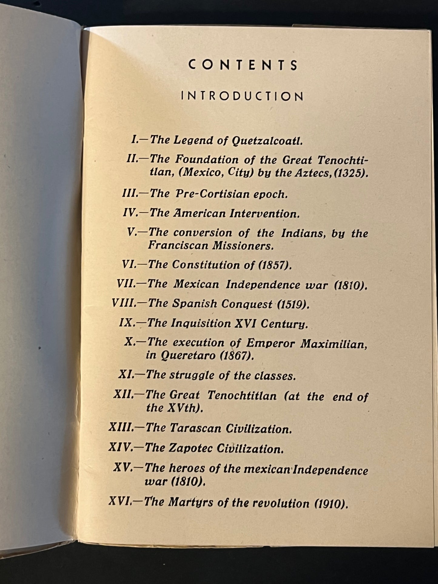 The cover of the guidebook features an understated design with a silhouette of the Aztec deity Quetzalcoatl, hinting at the depth of cultural heritage within. The contents reveal a rich narrative depicted across Rivera's murals, each chapter in the booklet corresponding to a significant epoch in Mexican history.